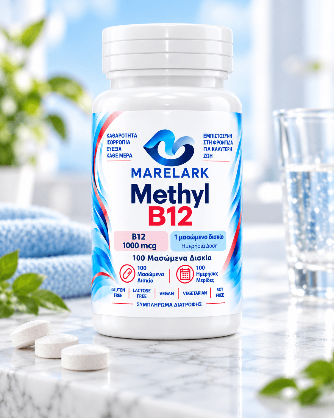Marelark Methyl B-12 1000mcg 100 Lozenges